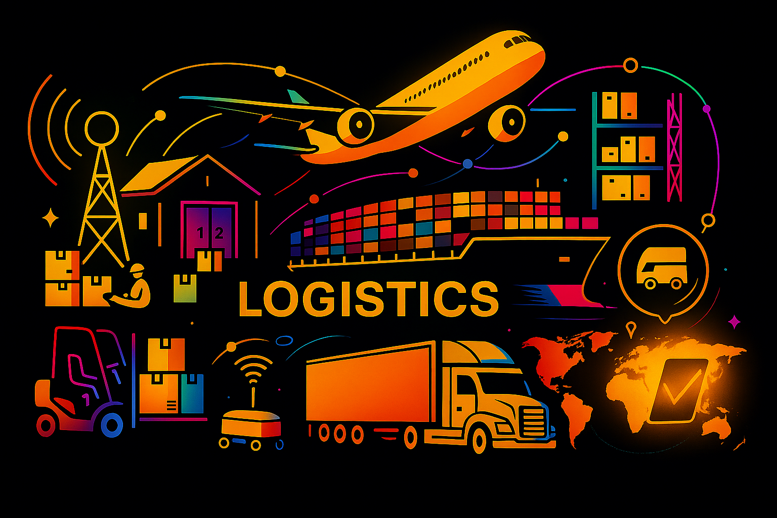 8 logistics color